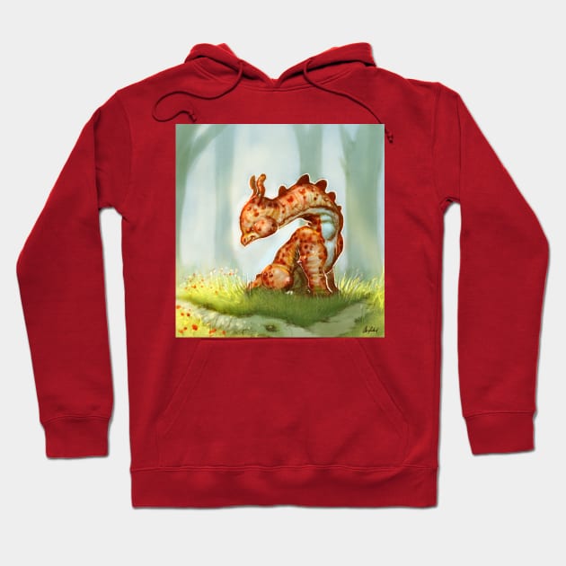 Baby Dinosaur Hoodie by Artofokan